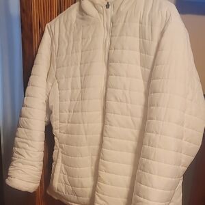 Reversible White Quilted & Faux Fur Jacket